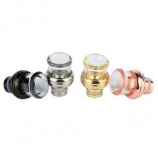 STUMPY GLASS & STAINLESS STEEL BOWL DESIGN WIDE BORE DRIP TIPS